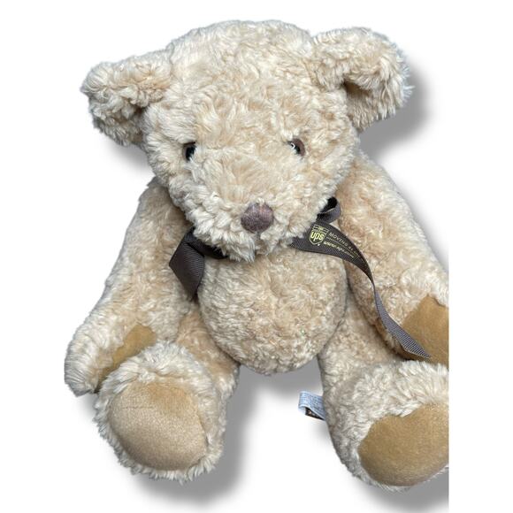 Cliff UPS Teddy Bear Plush Stuffed Animal Nursery Decor Shower Gift 10” - Picture 12 of 13